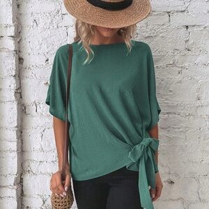 Elegant Green Women's Top